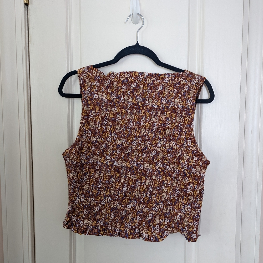 Everlane Shirred Tank Blouse